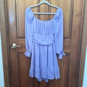 Light purple flirty summer dress